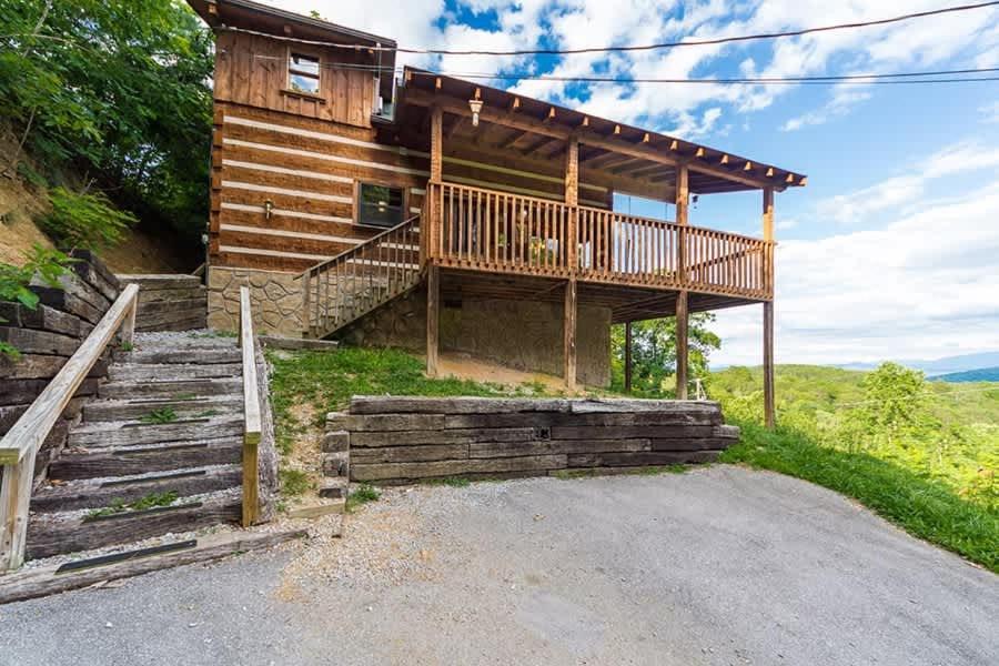 View! Private! Hot Tub,Pool Table,Fireplace,Relax! Sevierville Εξωτερικό φωτογραφία